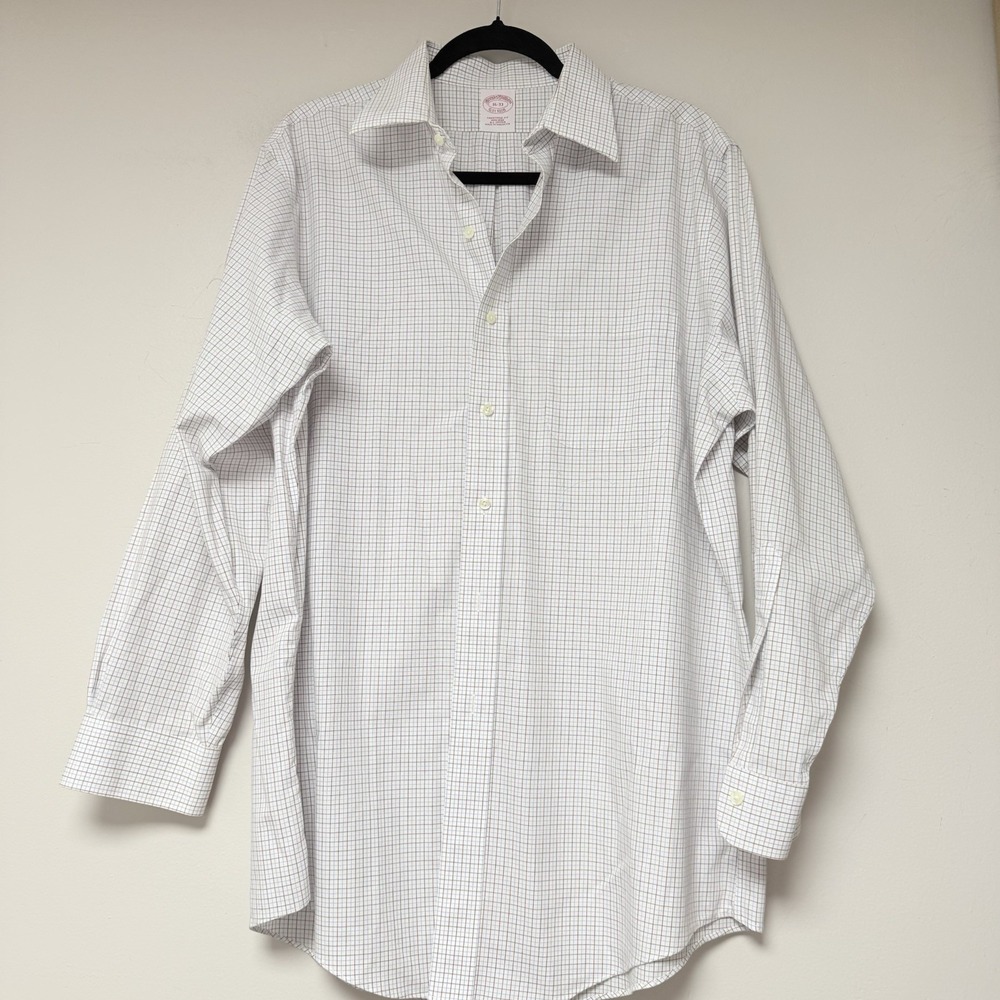 Brooks Brothers‎ Men's Long Sleeve Button Up Shirt Size 16-34